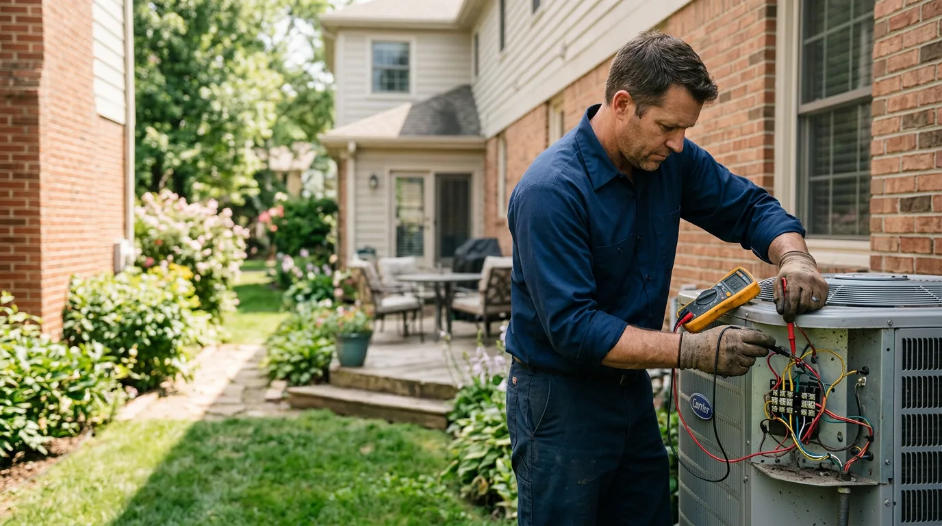 HVAC technician working near Saranac Lake, NY